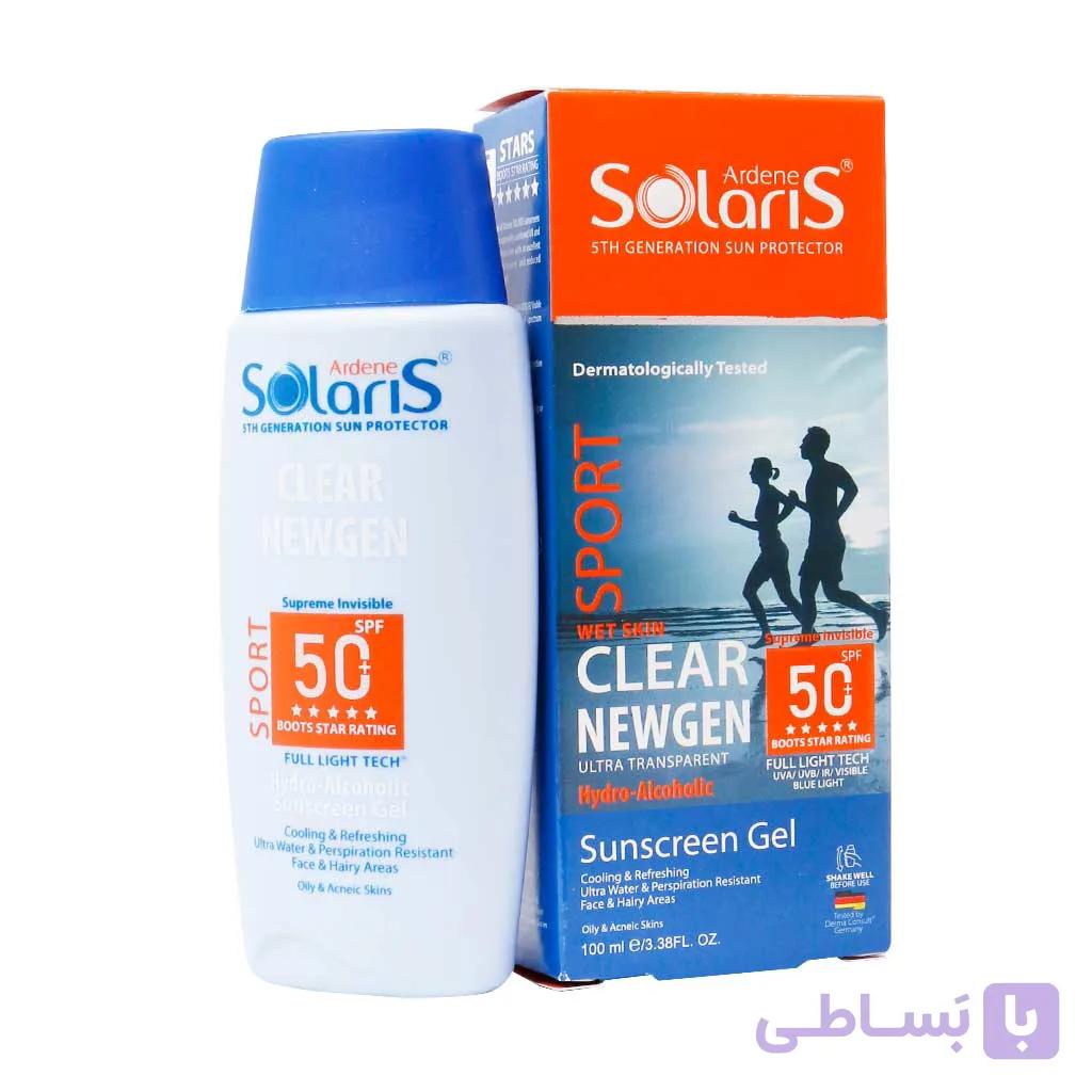 ژل ضد آفتاب SPF50 اسپرت کلیر نیوژن سولاریس آردن