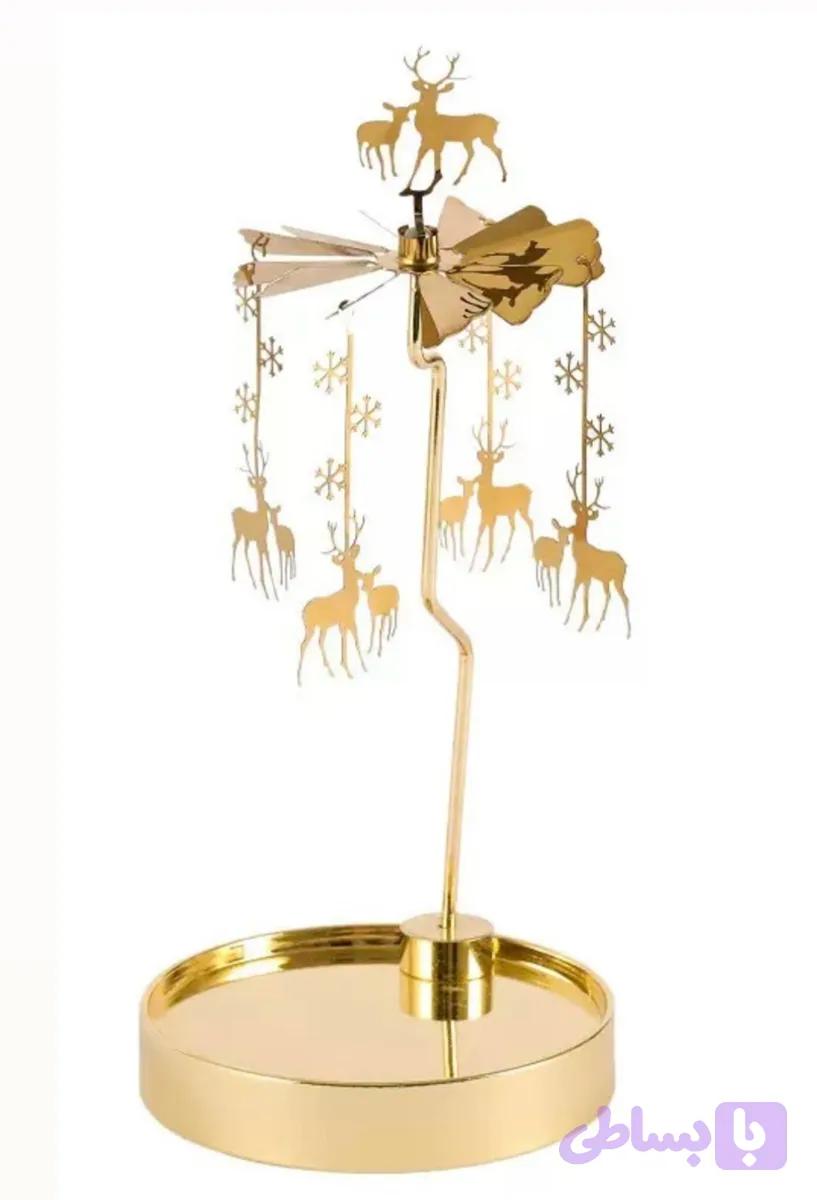 جاشمعی رقصنده (چرخان) طرح گوزن 🦌✨