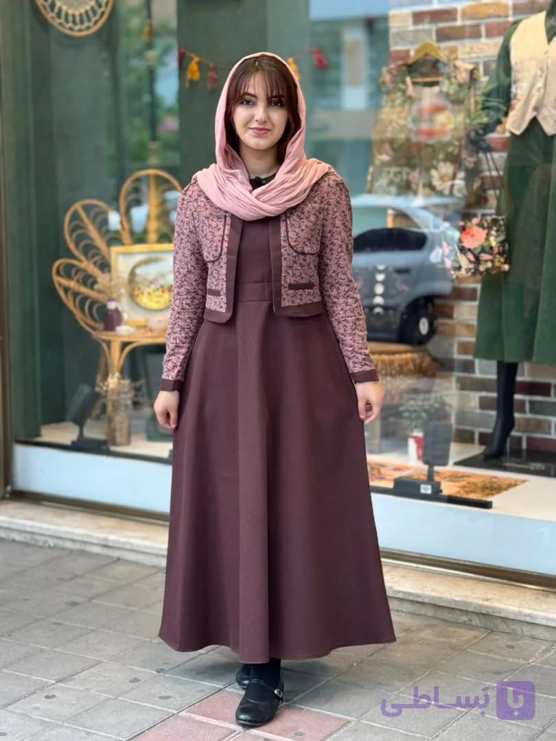 ست پنبه قهوه ای کالباسی — تصویر 1