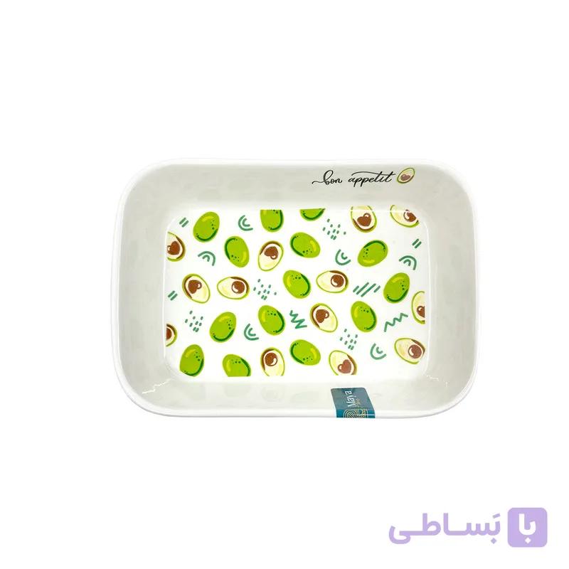 ظرف سرامیکی سرو مایا مدل مستطیل
