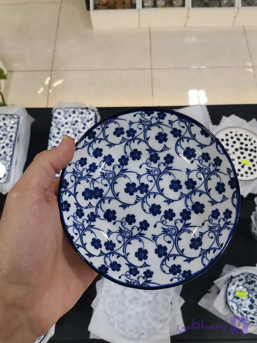 خورش خوری سرامیکی تک نفره دنی هوم گل آبی