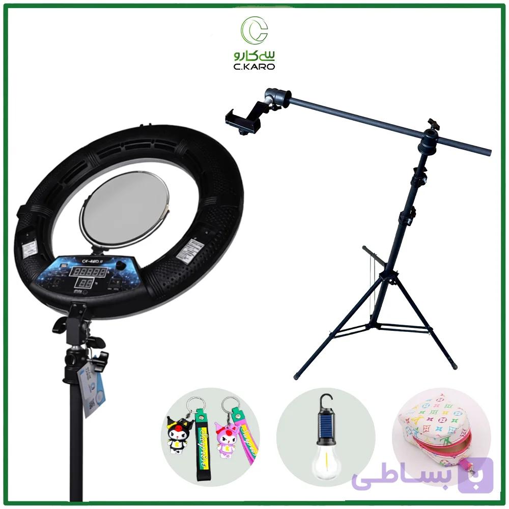 پک محصول رینگ لایت Ck830ll و سه پایه 804T + هدیه — تصویر 1