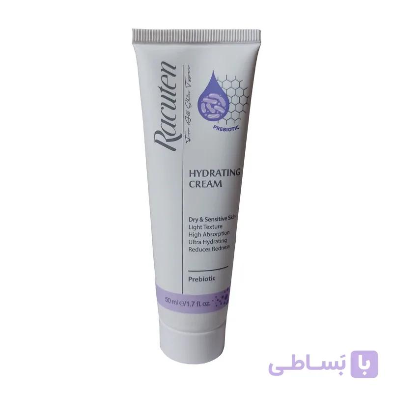 کرم آبرسان و ترمیم‌کننده راکوتن (Rakuten) مخصوص پوست خشک و حساس - حجم ۵۰ میلی‌لیتر