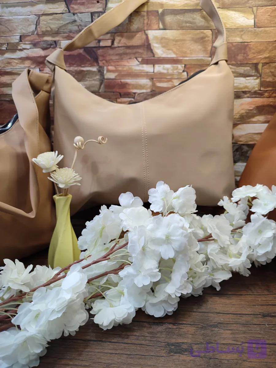 کیف دوشی سایز بزرگ مدل شل جنس نانسی کد ۳۲
