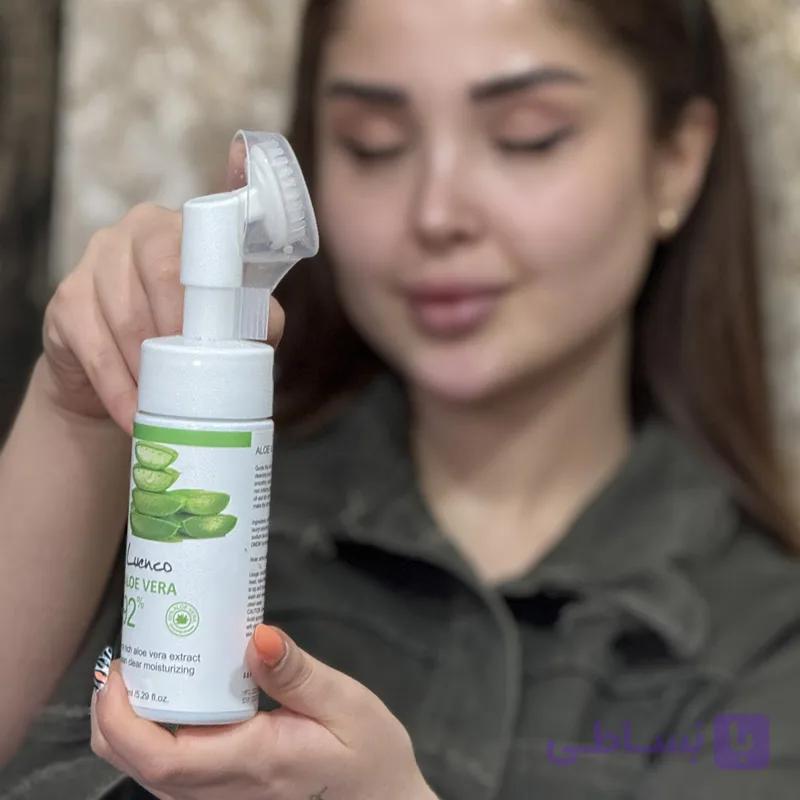 فیس واش فوم شسشتوی صورت آلوئه ورا 92% لونکو Luencoچ