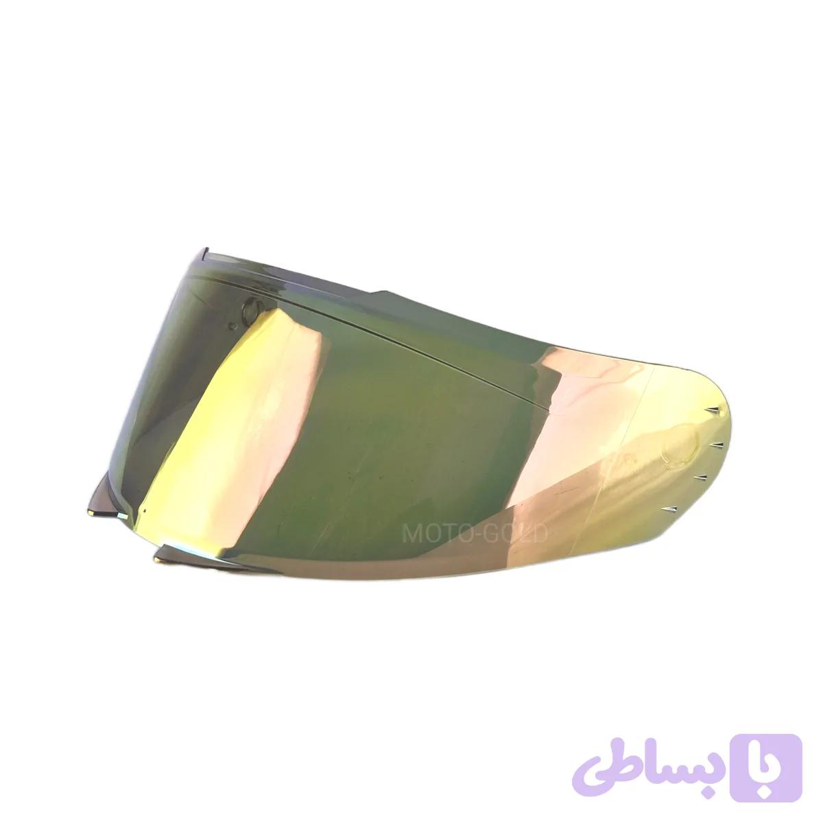 طلق کلاه کاسکت فابریک F20 - طلایی