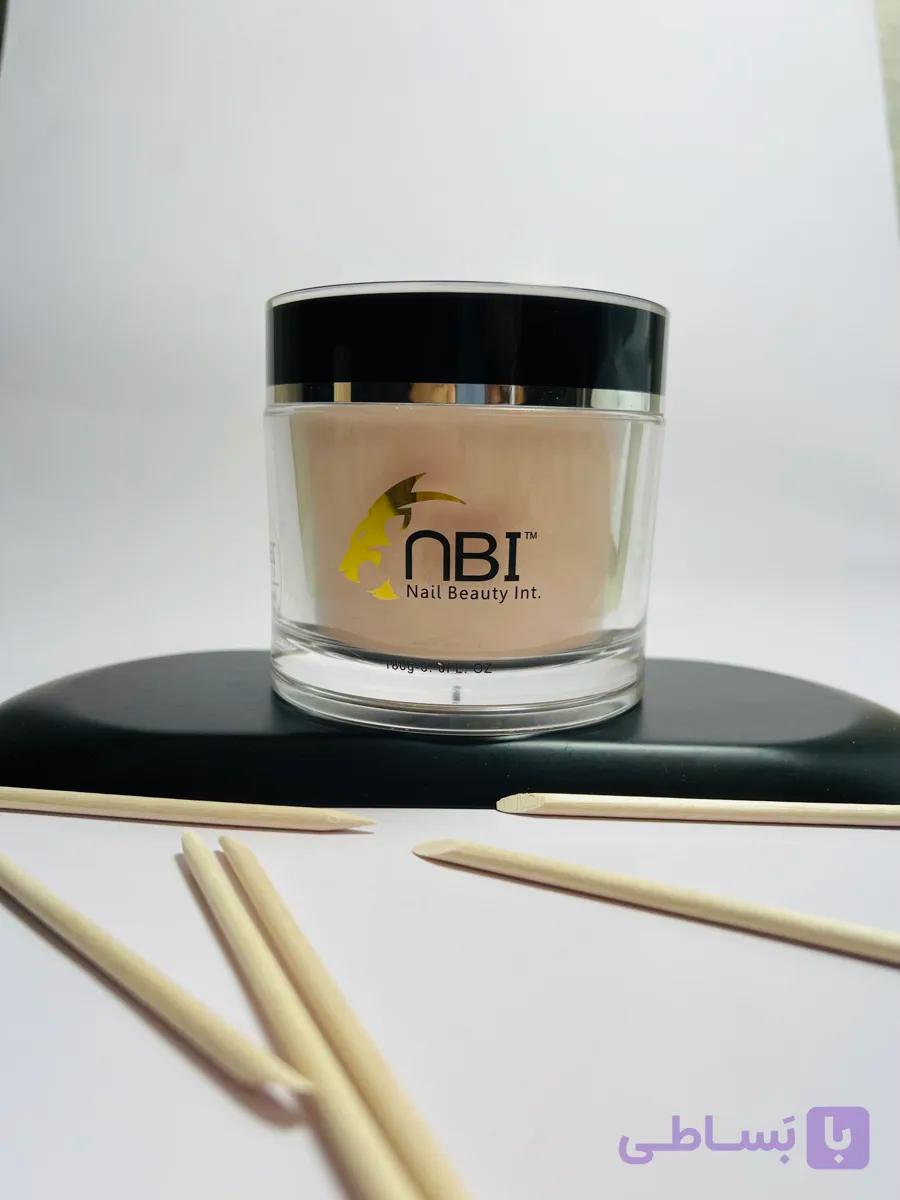 پودر کاشت ناخن NBI (ان بی ای) رنگ COVER PEACH - کیفیت حرفه‌ای