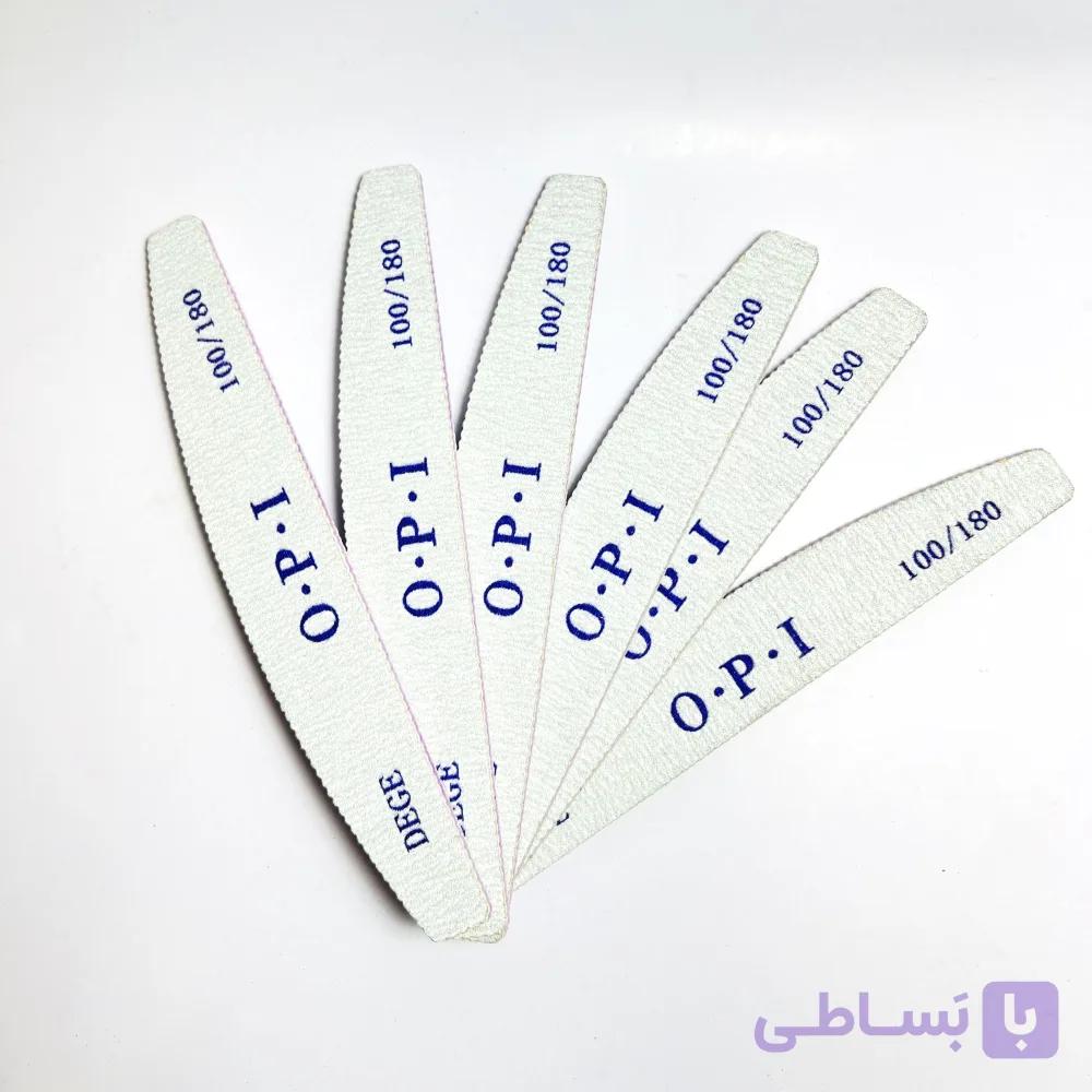 سوهان دستی ناخن طبیعی OPI 100/180 | فرم‌دهی دقیق ناخن