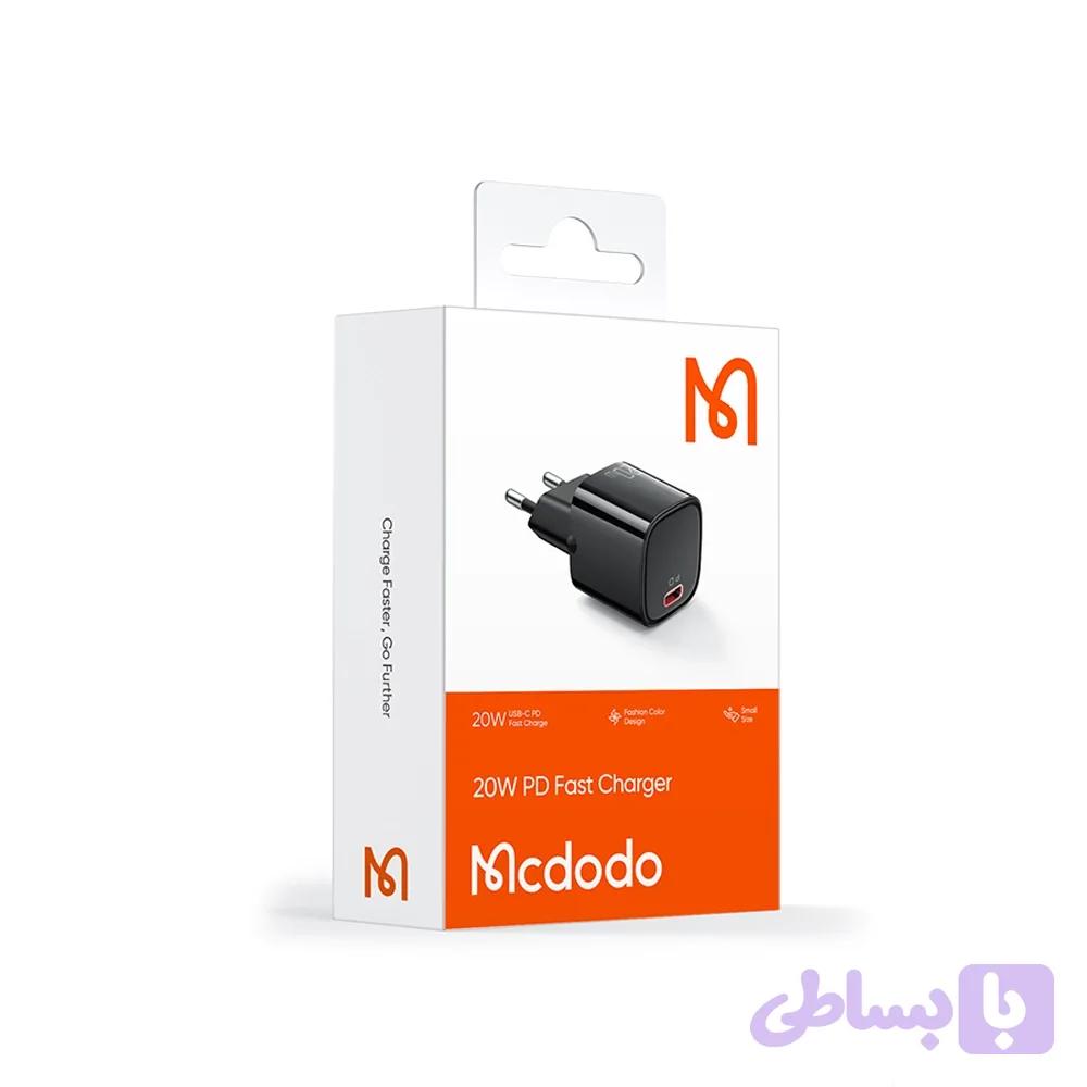 کلگی شارژر مکدودو مدل MCDODO CH-4021 PD 20W مشکی — تصویر 1