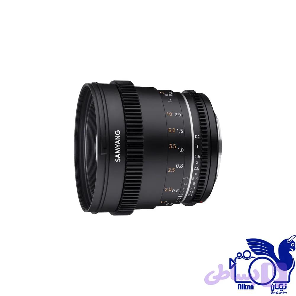 و قیمت لنز SAMYANG VDSLR 50mm T1.5 MK2 Renewal برای دوربین سونی FE — تصویر 1