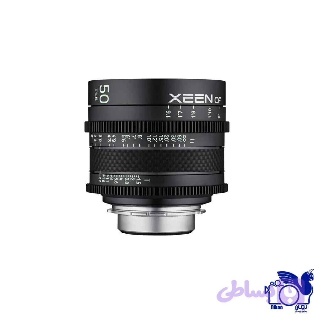 و قیمت لنز XEEN CF 50mm T1.5 برای دوربین کانن — تصویر 1