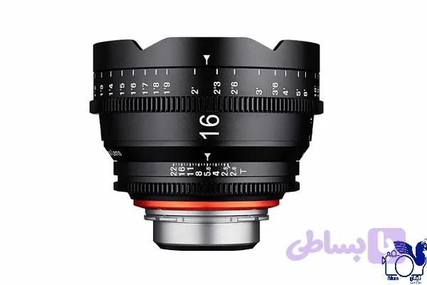 و قیمت لنز XEEN CF 16mm T2.6 برای دوربین کانن — تصویر 1
