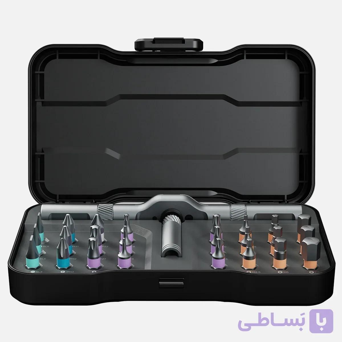 ست آچار و پیچ‌گوشتی ۲۴ عددی شیائومی مدل ATuMan RS1 ratchet screwdriver set — تصویر 1