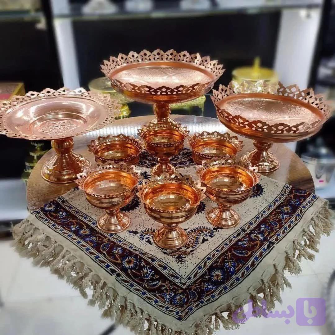سرویس پذیرایی 10 پارچه مس