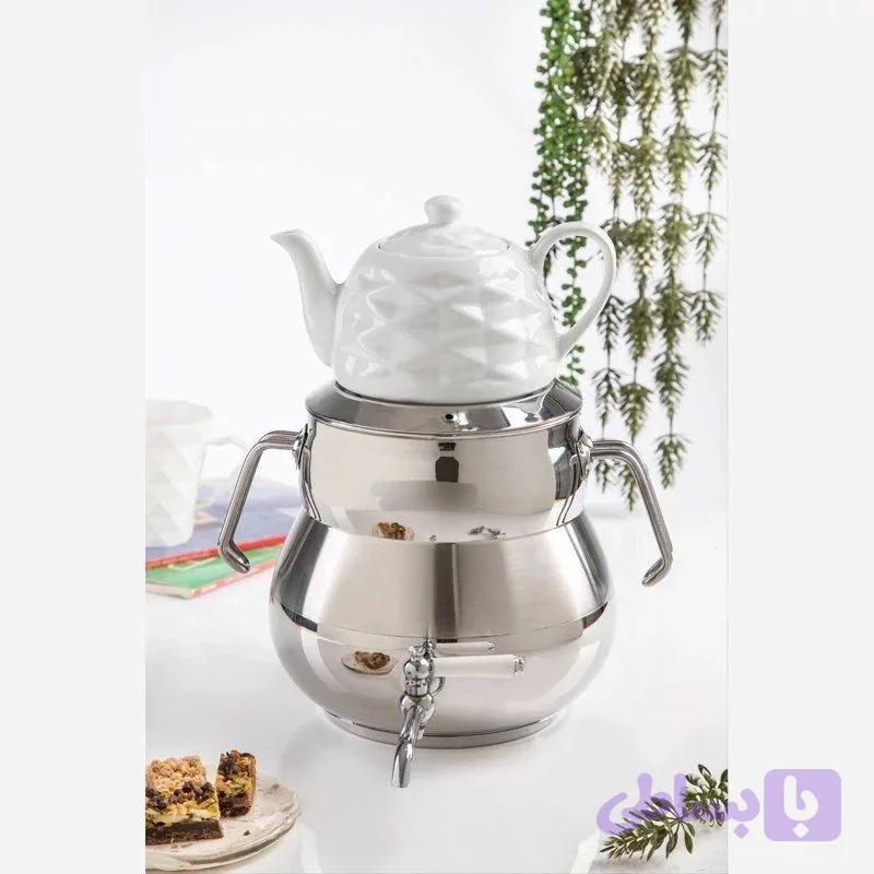 کتری قوری سایه دار استیل