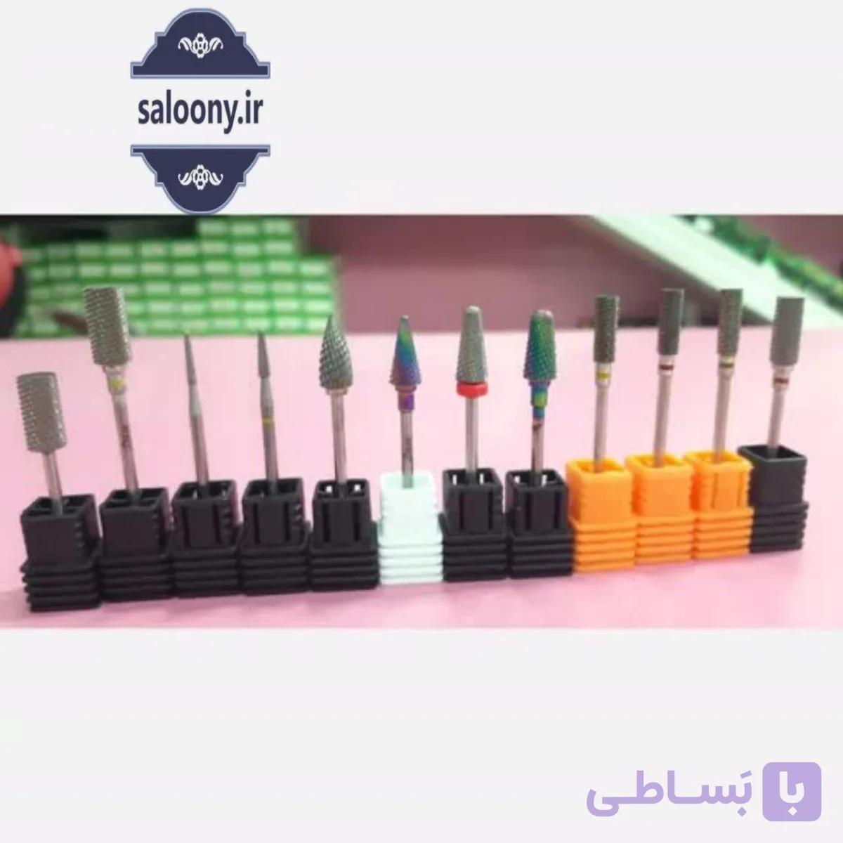 سرسوهان الماسه کاشت ناخن استوانه و کاجی ودورگیری مارک دیوسا - فروشگاه آرایشی سالنی