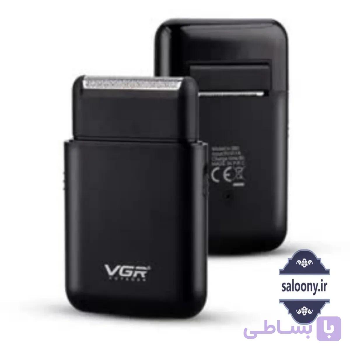 ریش تراش(شیور) صورت مردانه VGR V-390 - فروشگاه آرایشی سالنی