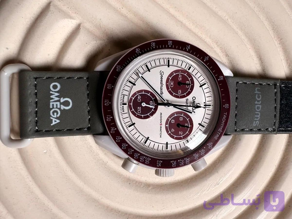 ساعت مچی مردانه/ زنانه امگا سواچ مدل پلوتون Omega Swatch Mission to Pluto مستر کوالیتی ؛ بسیار سبک و راحت و جذاب