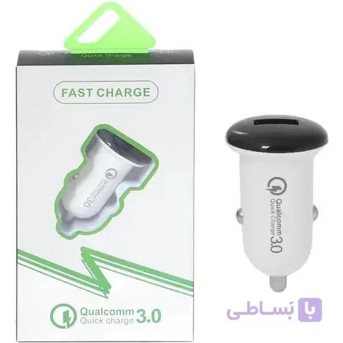 شارژر فندکی فست شارژ تک پورت RX-25