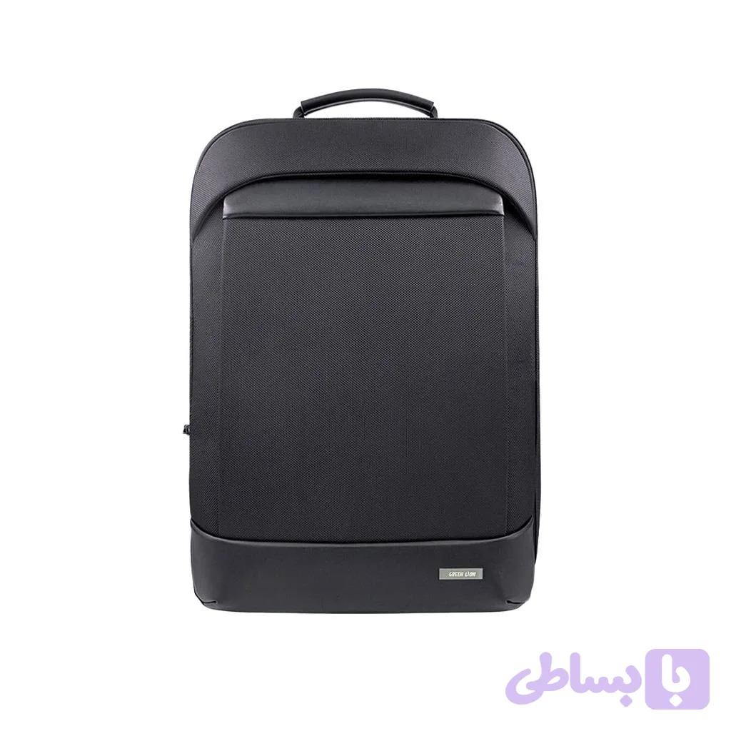 کوله پشتی گرین لاین Green Lion Vienna Fingerprint Bagpack GNVIEFPBGBK — تصویر 1