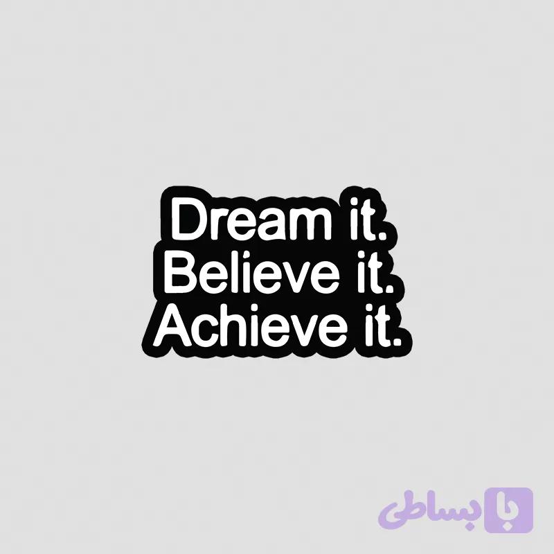 استیکر تکی روکش لمینت سایز ۳×۵