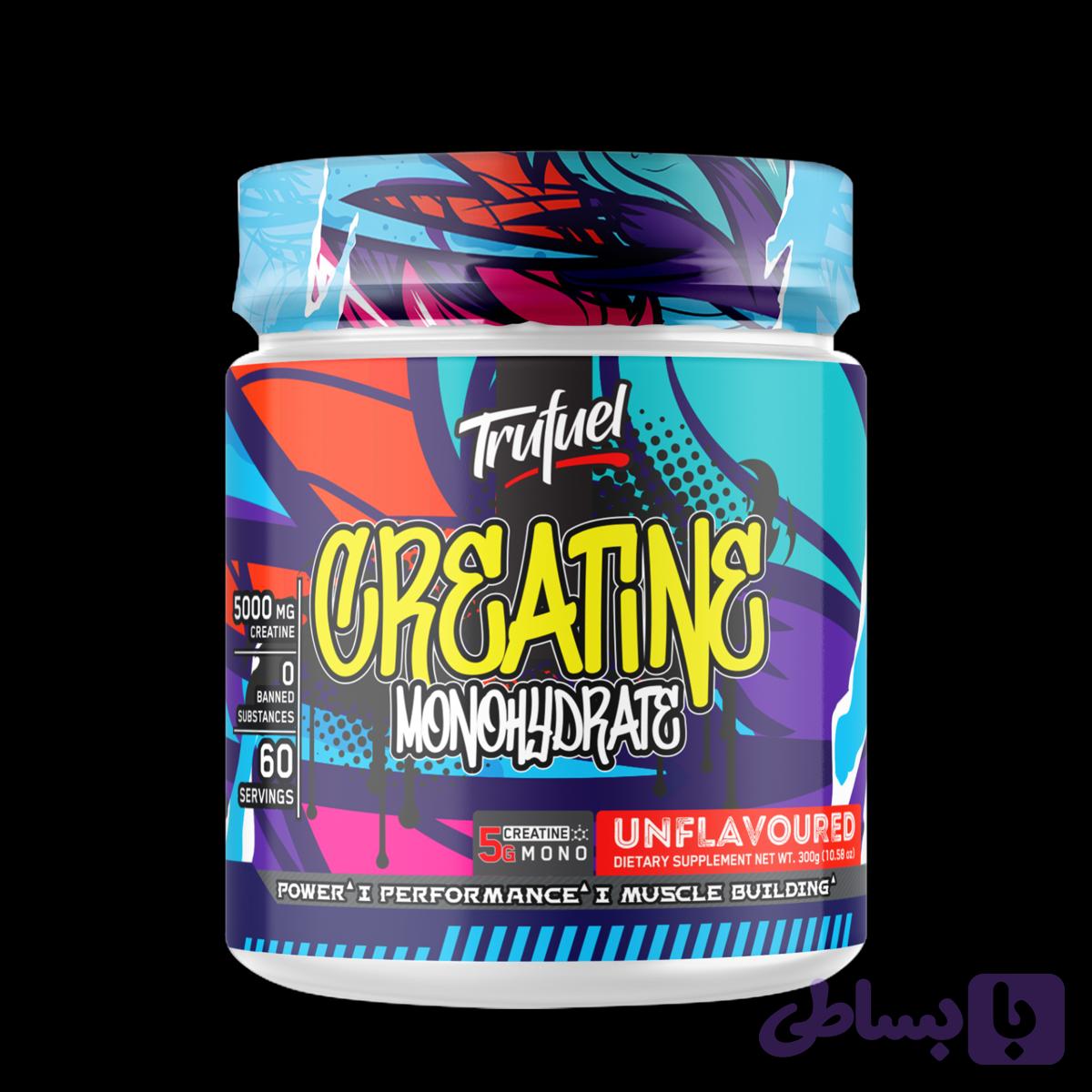 کراتین مونوهیدرات تروفیول ۳۰۰ گرم اصل | TruFuel Creatine