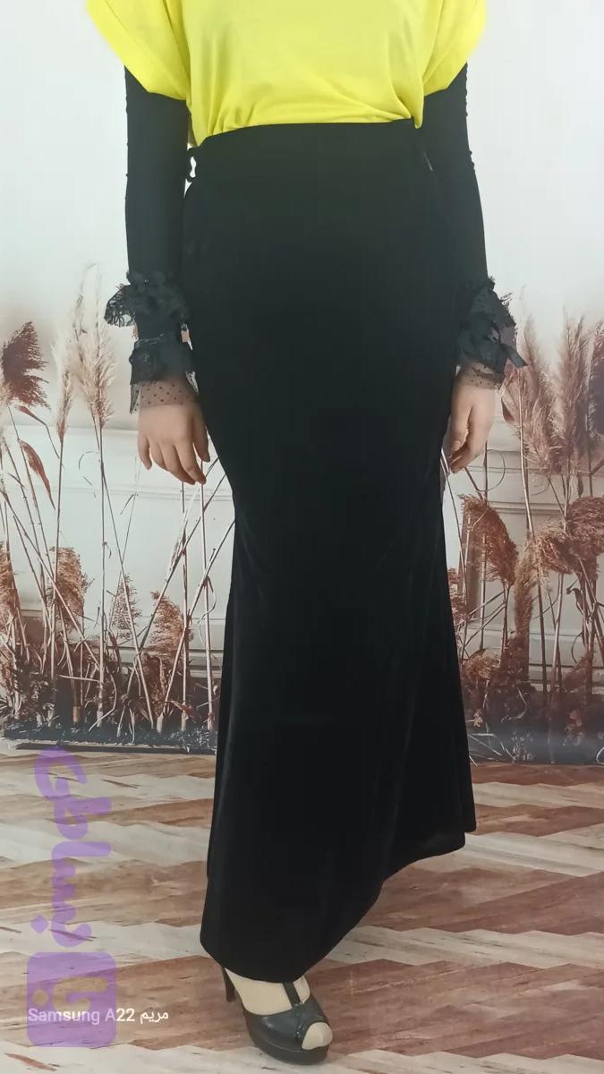 دامن مخمل( ۹۰۰۰)بلند