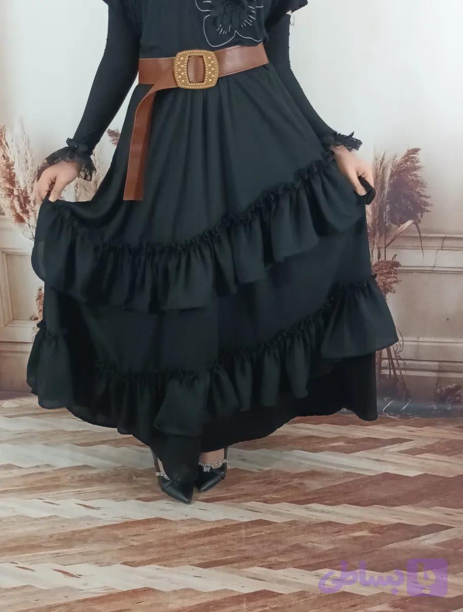 دامن زنانه حریر( کرپ حریر)
