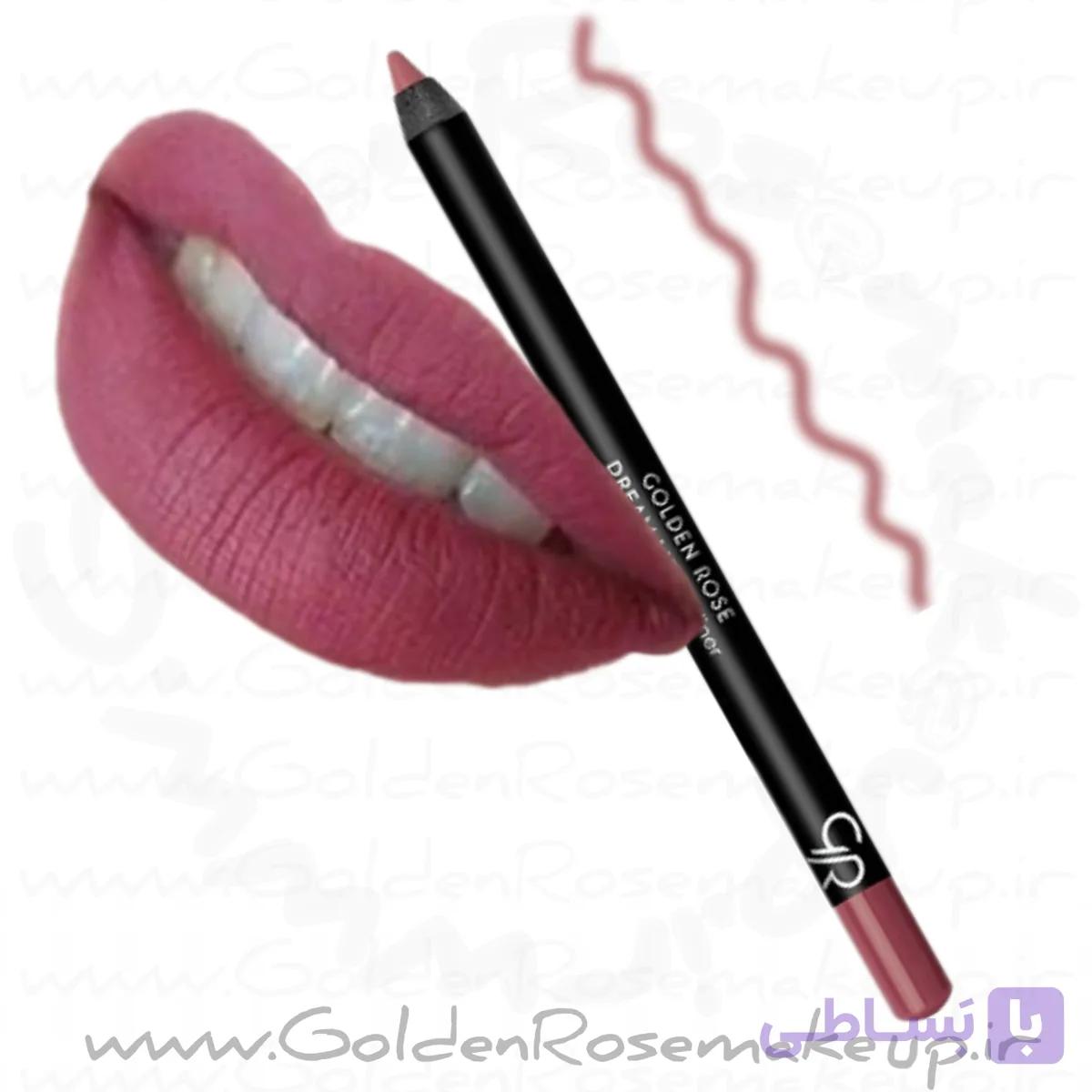 مداد لب دریم گلدن رز خاصیت استفاده به جای رژلب مدل Dream Lips شماره 539