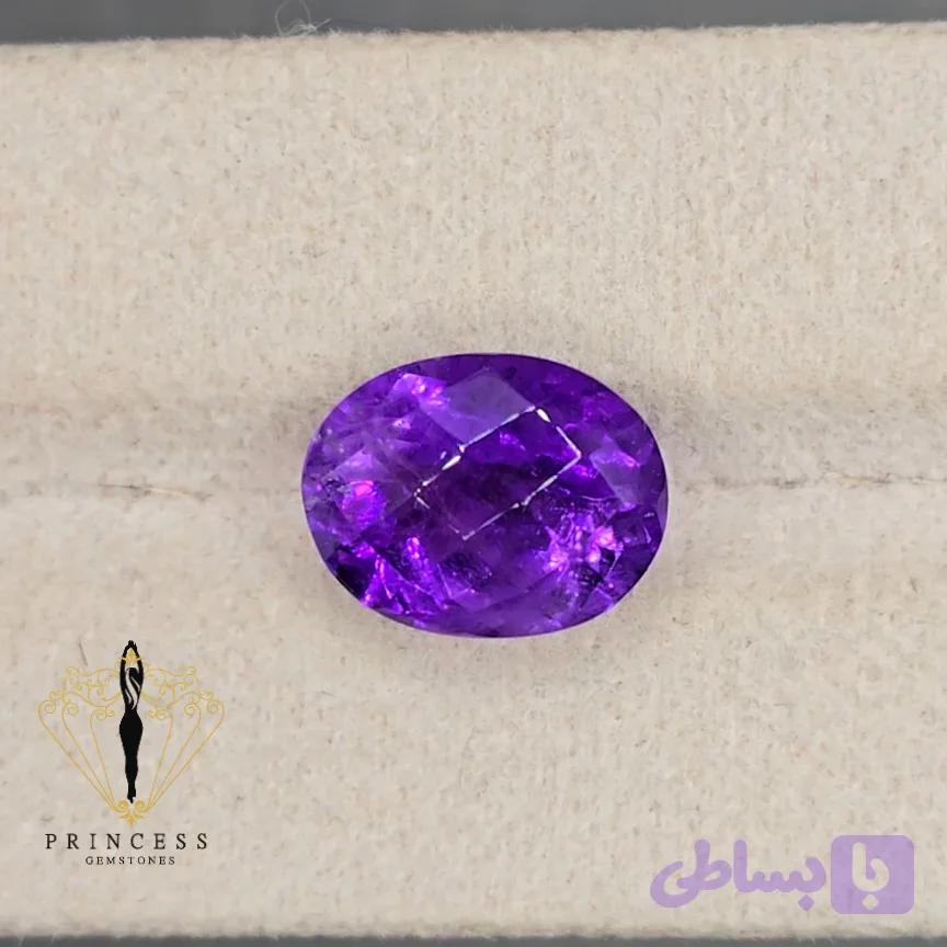 آمتیست طبیعی 5/82 قیراط — تصویر 1