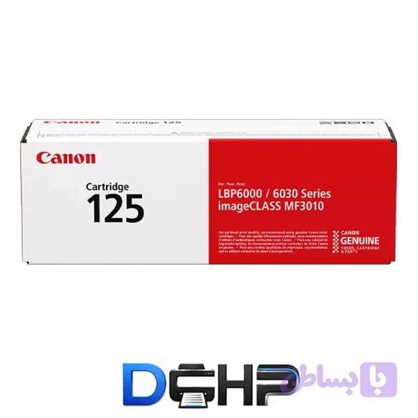 کارتریج لیزری کانن Canon 125 مشکی — تصویر 1
