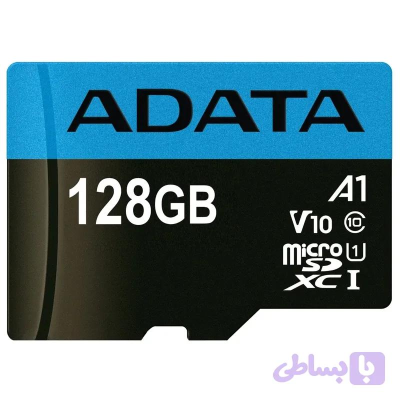 کارت حافظه میکرو اس دی ای دیتا ا ADATA 128GB UHS I Class10 R100W25 Micro SD Card