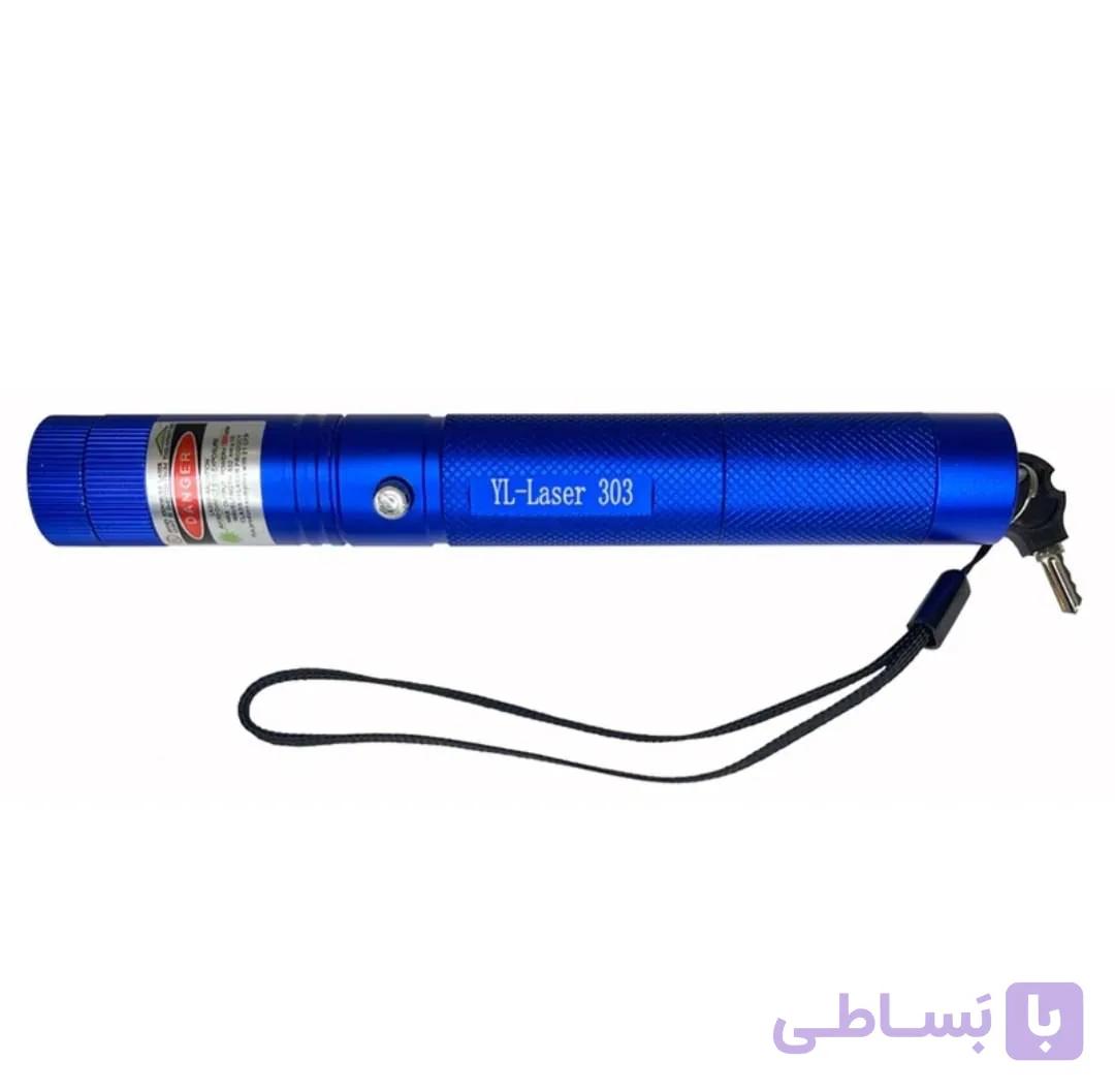 لیزر پوینتر نور سبز رنگ آبی