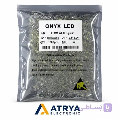 ال ای دی کلاهی دوچیپ سفید ONYX | LED سفید Big Cup | آتریا الکترونیک