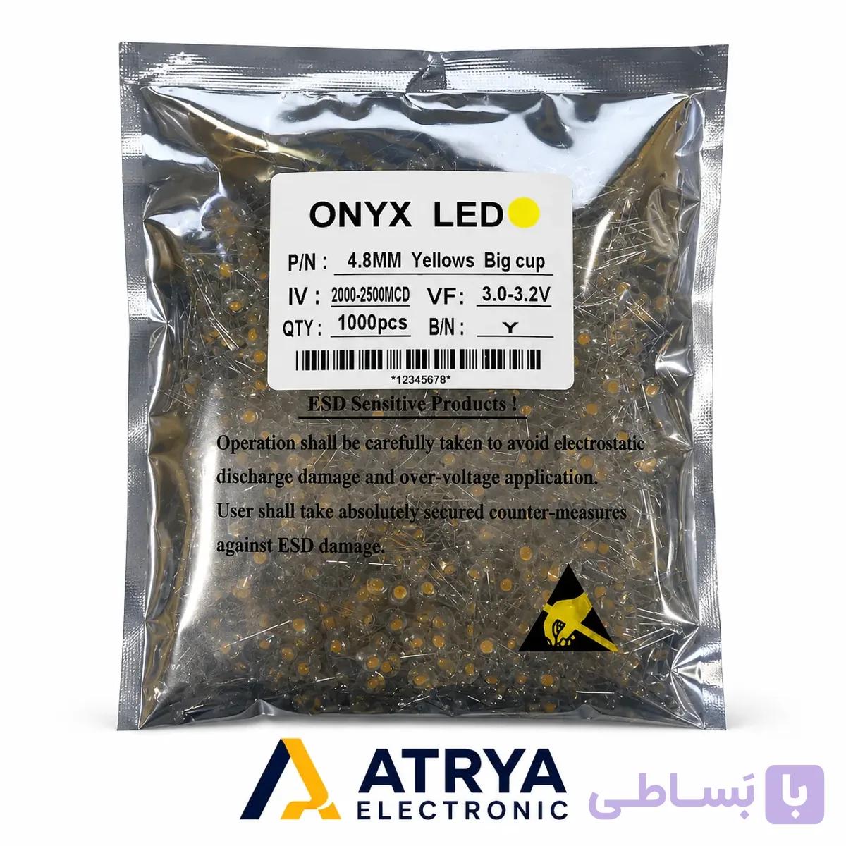 ال ای دی کلاهی انبه ای دو چیپ