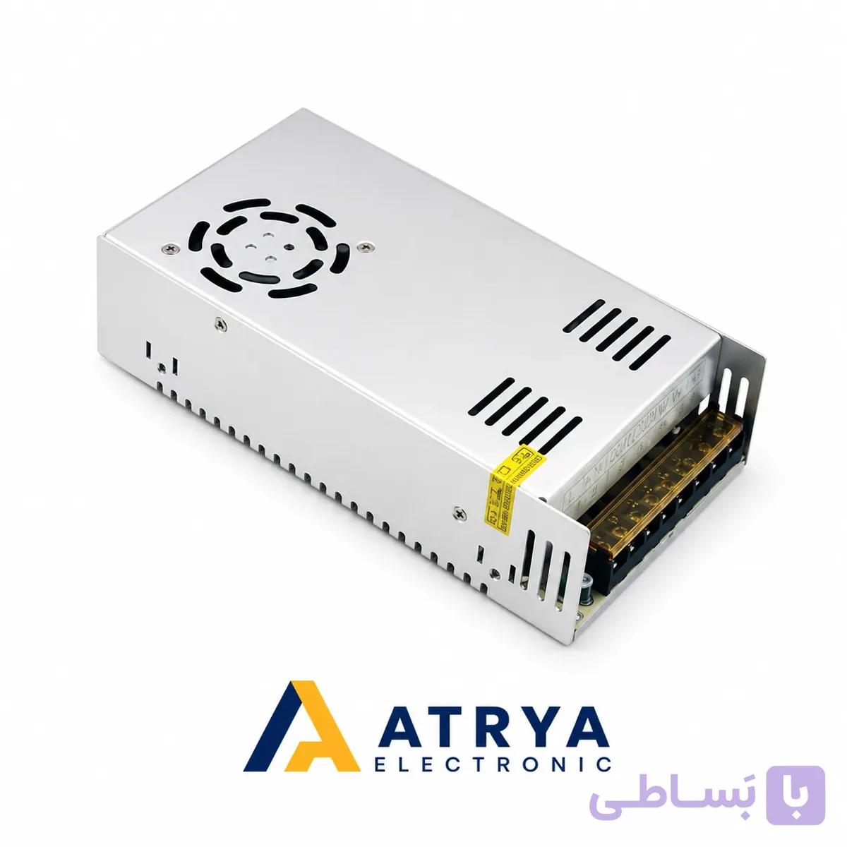 پاور 12 ولت 30 آمپرفن دار (منبع تغذیه صنعتی 12V-30A)