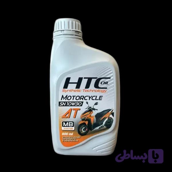 روغن موتور موتورسیکلت HTC 10W-30 SN JASO MB | مناسب اسکوتر