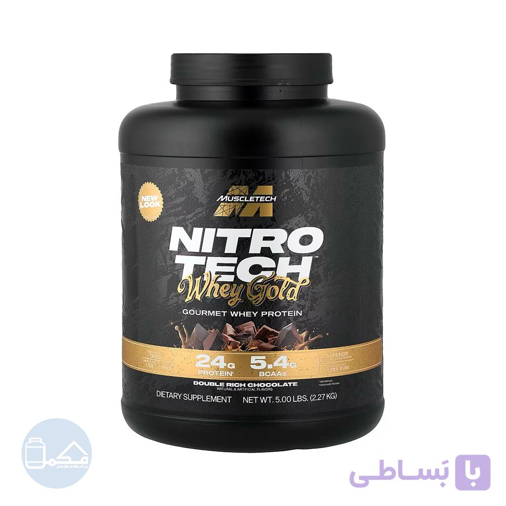 پروتئین نیتروتک وی گلد ماسل تک MuscleTech Nitro-Tech 100% Whey Gold | بانک مکمل
