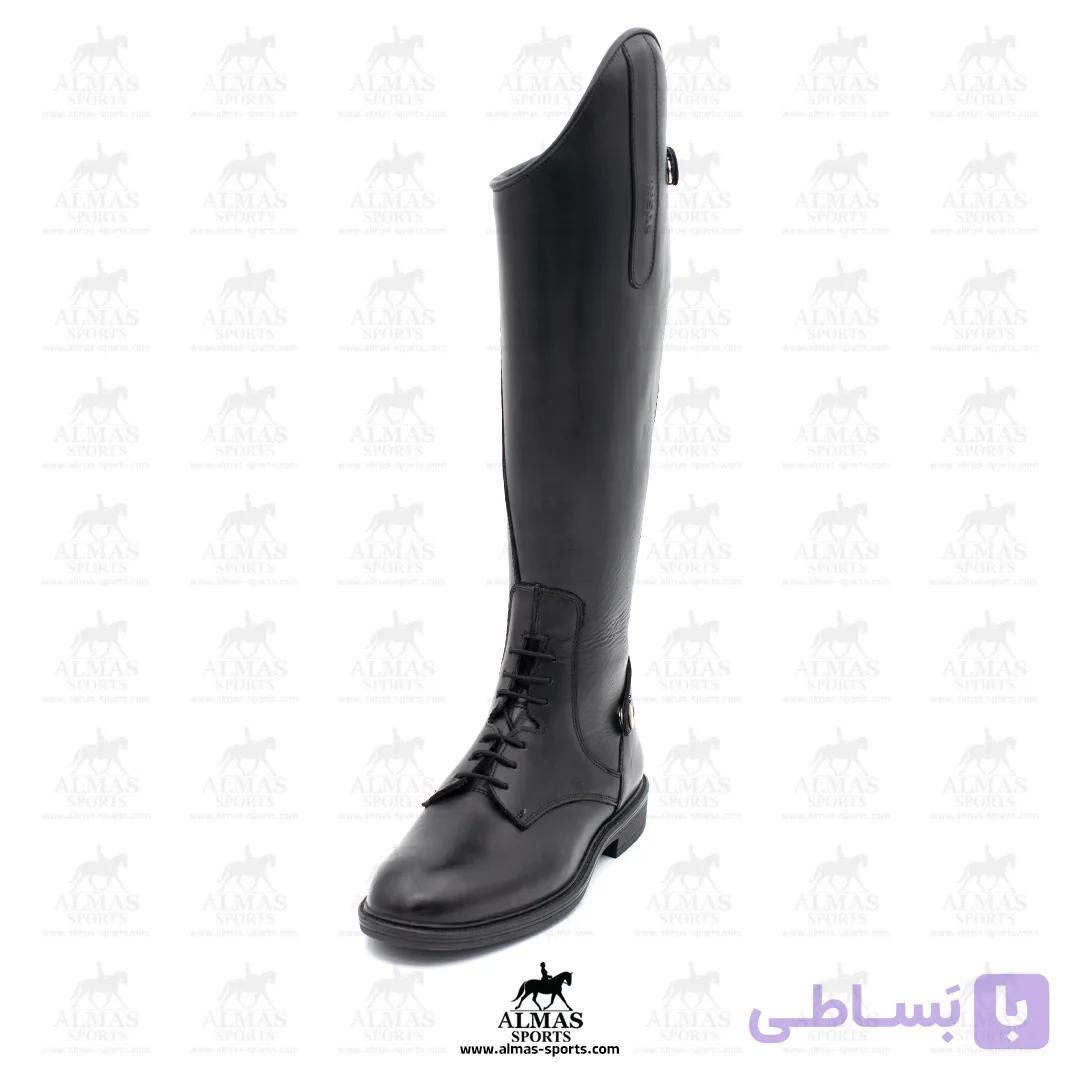 چکمه زنانه چرمی بند دار STERN — تصویر 1