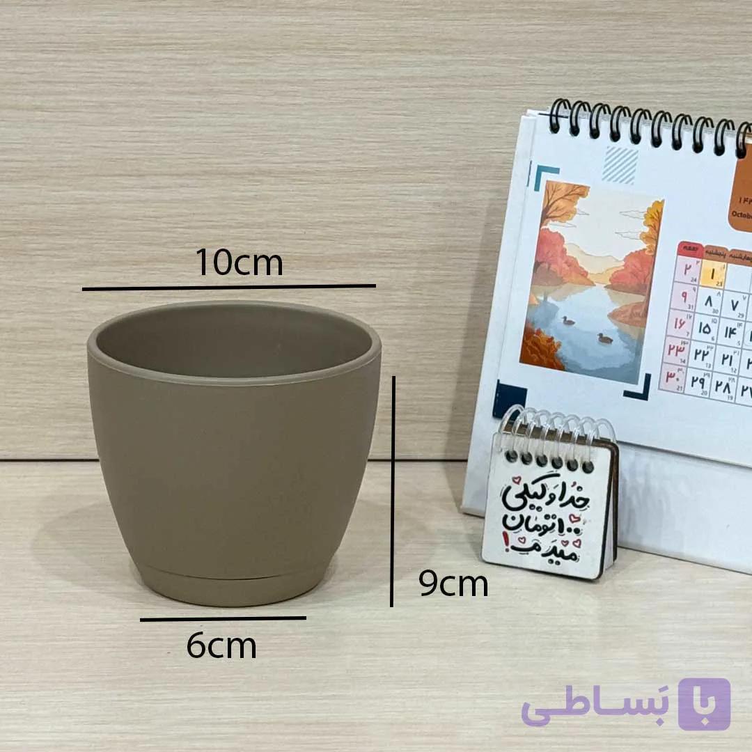 گلدان گرد منحنی میکا 101/10 — تصویر 1