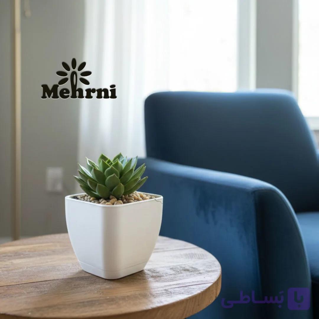 گلدان مکعب منحنی کد 102/10 — تصویر 1