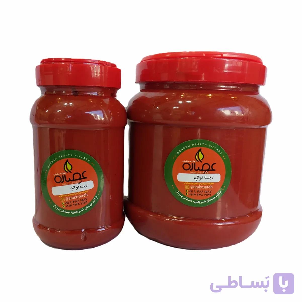 رب گوجه‌فرنگی طبیعی