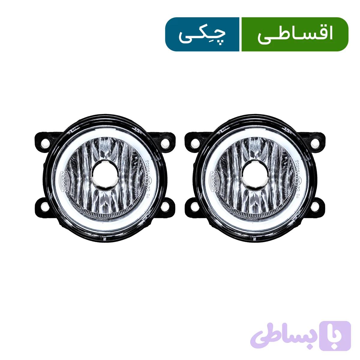 مه شکن جلو 207 و L90 دیلایت دار (سفید ) - اصلی (جفت چپ وراست)
