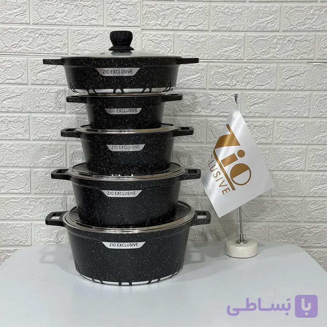 سرویس قابلمه زیو 10 پارچه سایز (20,24,28,32,28) مدل 7145