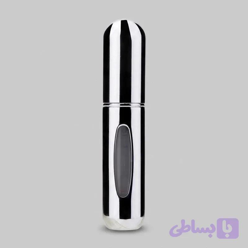 محفظه نگهدارنده عطر اتومایزر مدل DR حجم 5 میلی‌لیتر مناسب برای خانم‌ها و آقایان، قابل پر شدن مجدد، طراحی تلمبه‌ای، مناسب استفاده جیبی و سفر