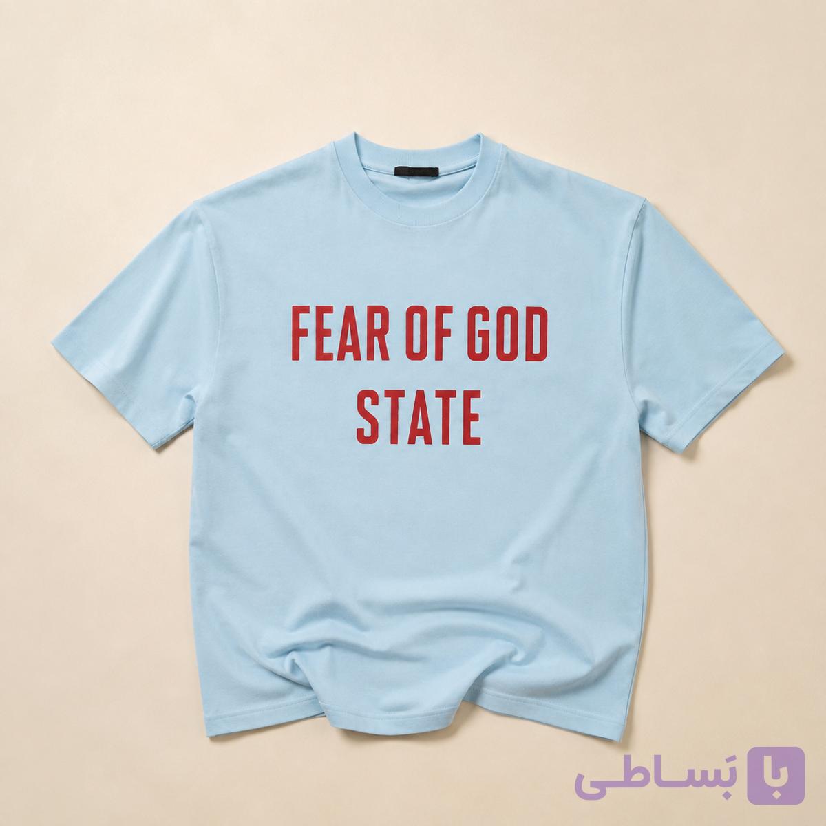 تیشرت مدل FEAR OF GOD باکسی مردانه ترند