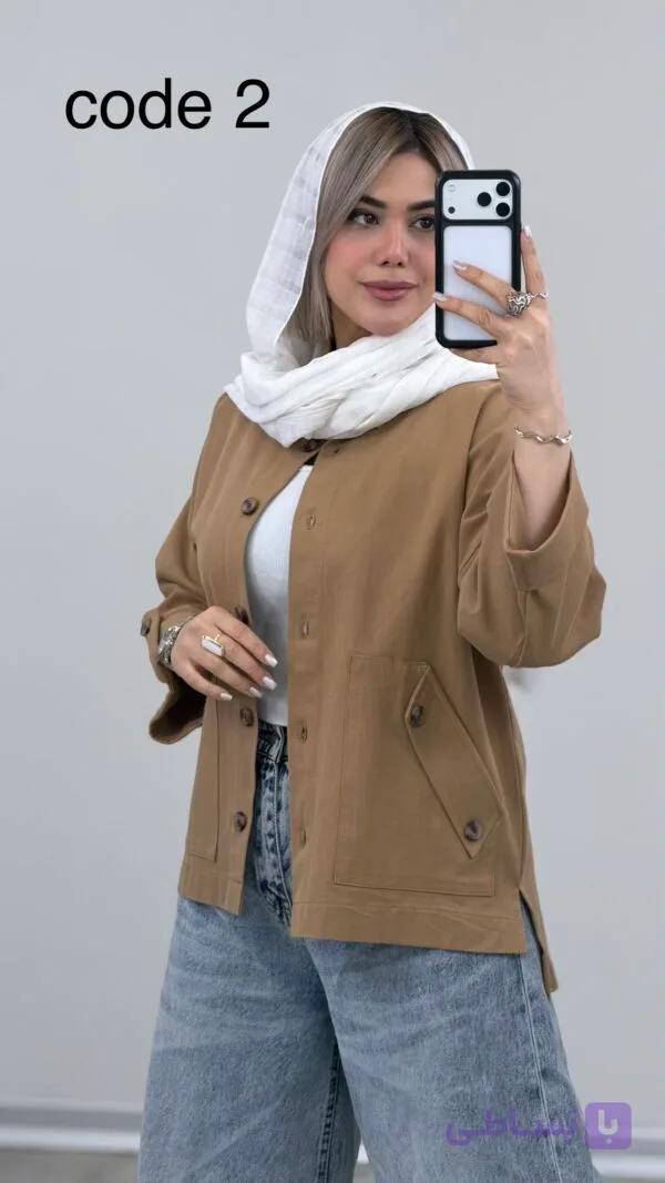 مانتو کتان مدل دریا علیدسا