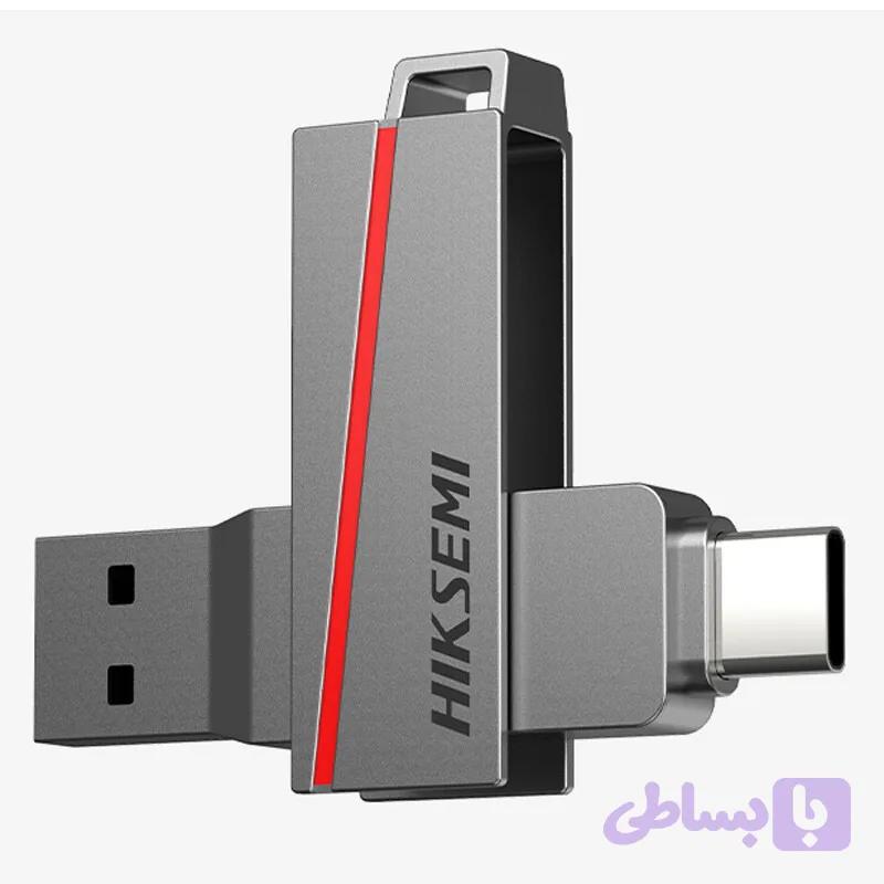فلش مموری 64 گیگابایت هایک سمی مدل E327C با رابط USB 3.2