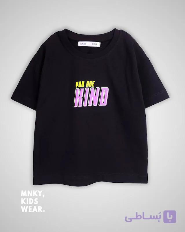 تیشرت مشکی اسپرت kind — تصویر 1