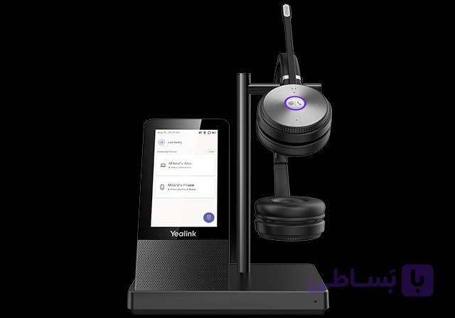 هدست بی سیم یلینک Yealink WH66 Dual DECT wireless headset — تصویر 1